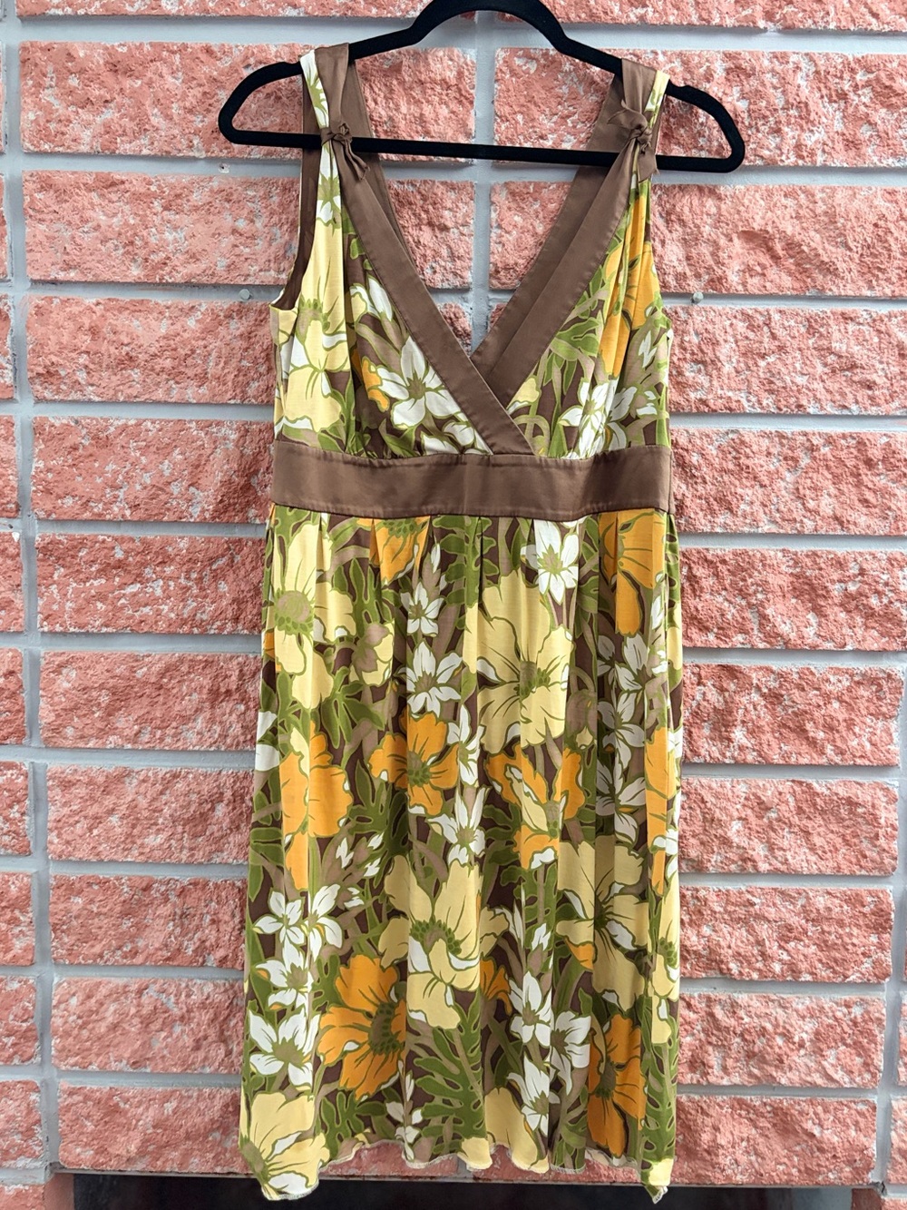 Tommy Bahama Floral V-Neck Midi Dress